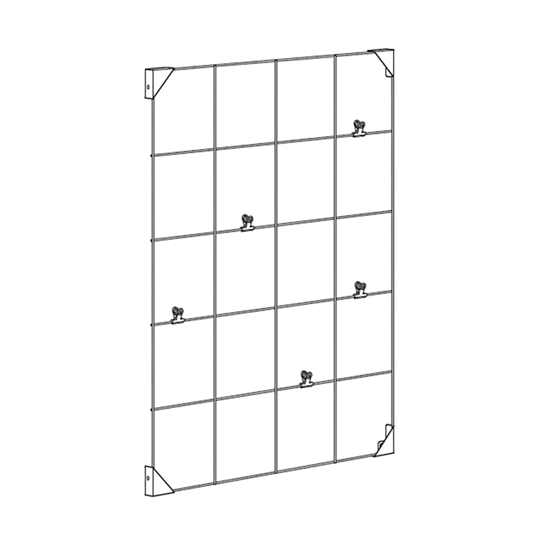 ?WALL MOUNT MEMO BOARD WITH CLIPS